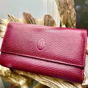 🎀Cartier Long Burgundy Long Wallet🐣
